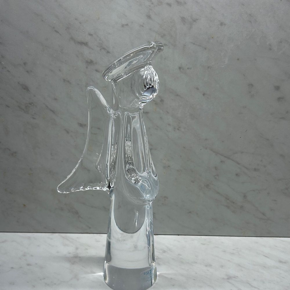 Sigma Beauty Clear Glass Angel Decor 9.5” Preowned
